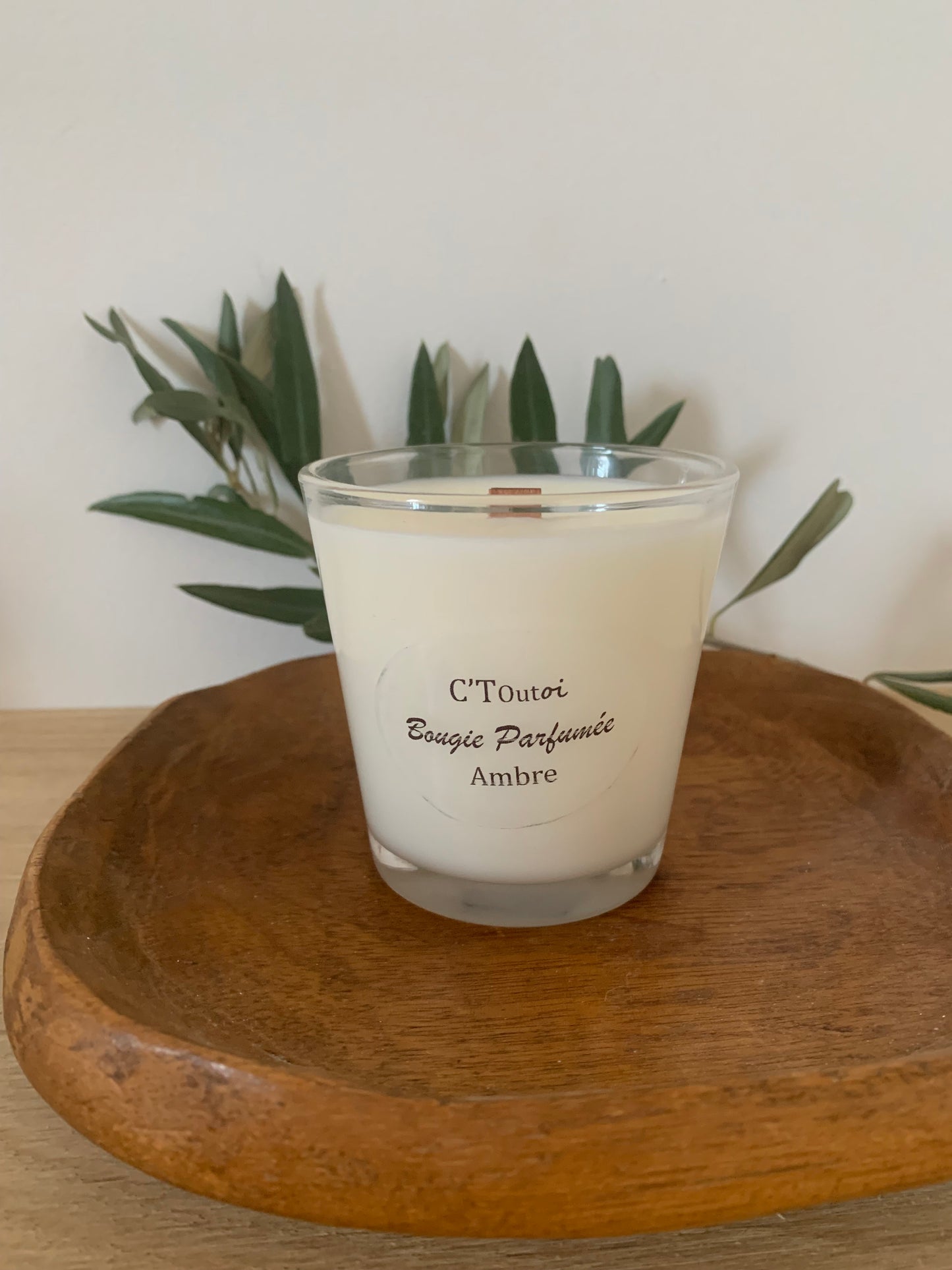 Bougie parfumée Ambre