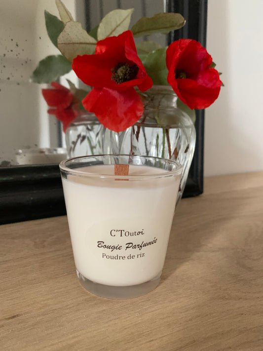 Bougie parfumée Poudre de riz